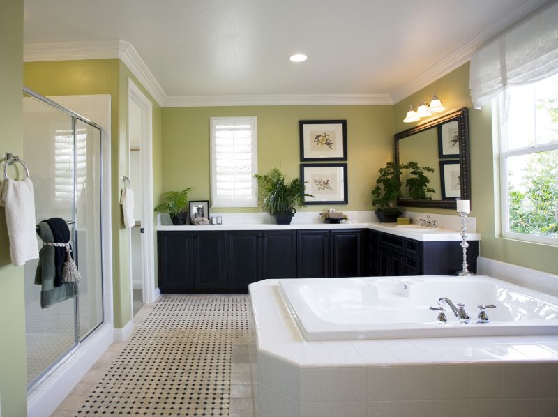 Luxury Bathtub and Vanity Area